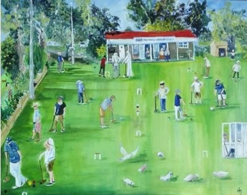 East Fremantle Croquet Club Inc - Artwork by Helen Johnstone