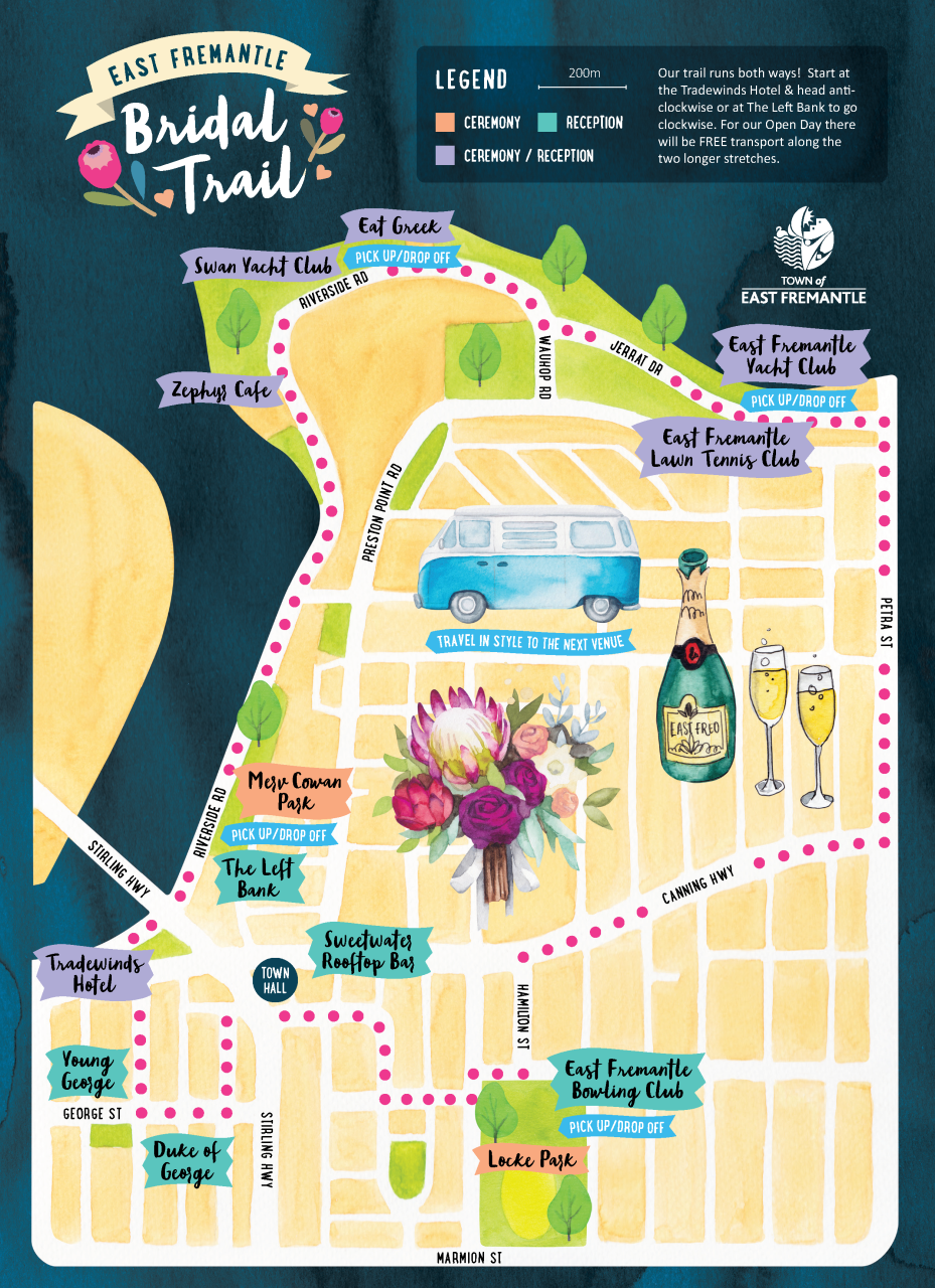 East Fremantle Bridal Trail Map