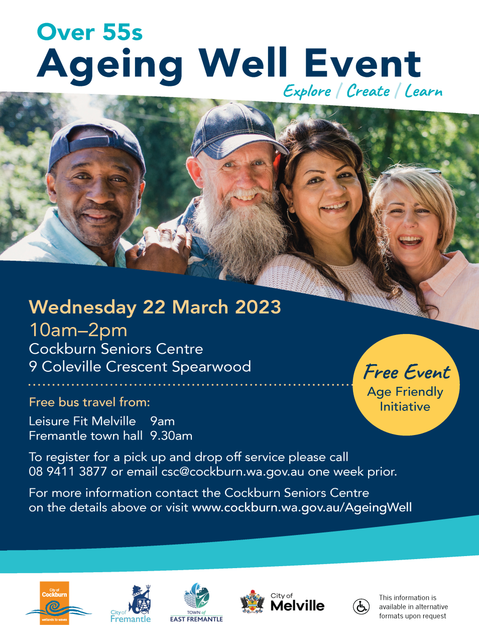 Over 55s Ageing Well Event