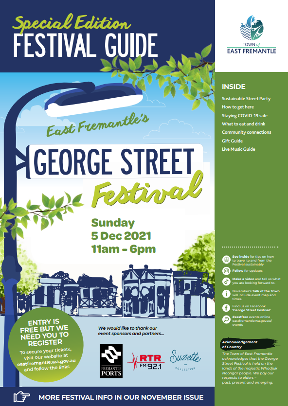 East Fremantle's George Street Festival Guide September 2021