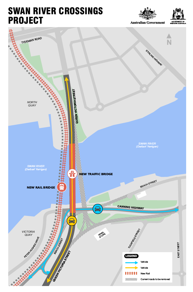 Swan River Crossing Concept Map