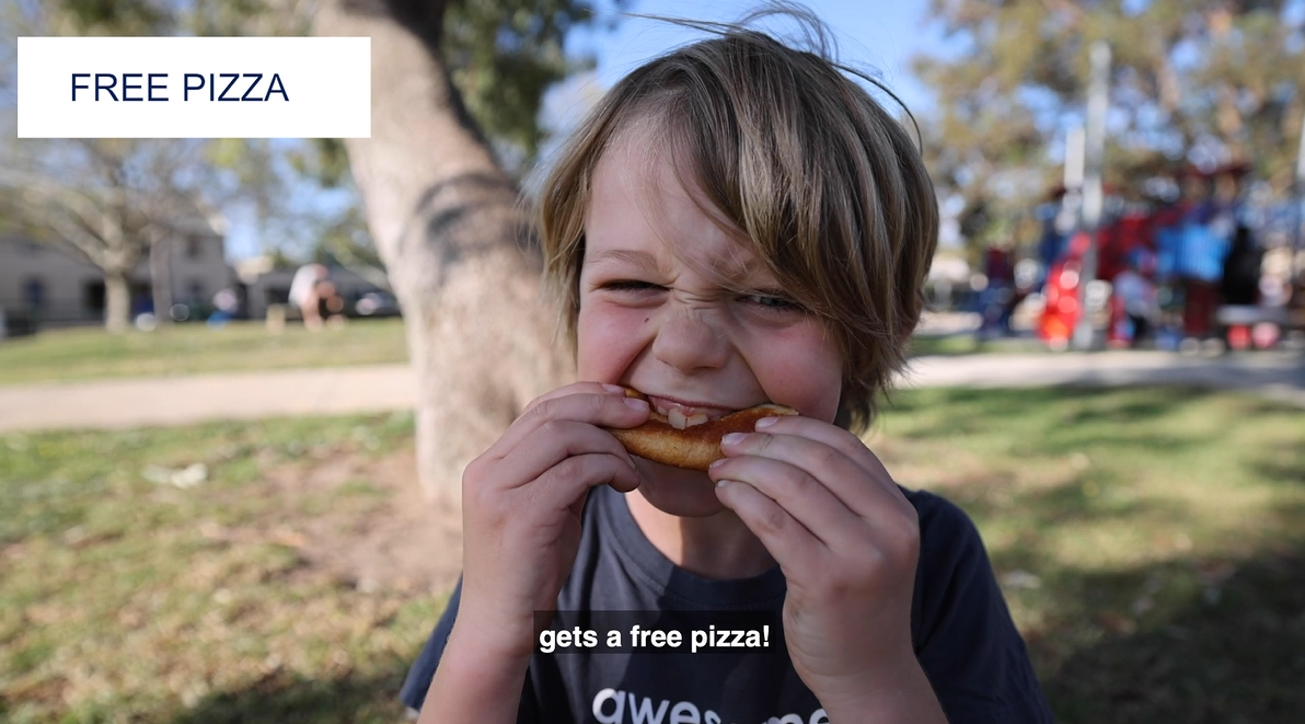 Special message for the kids of East Freo