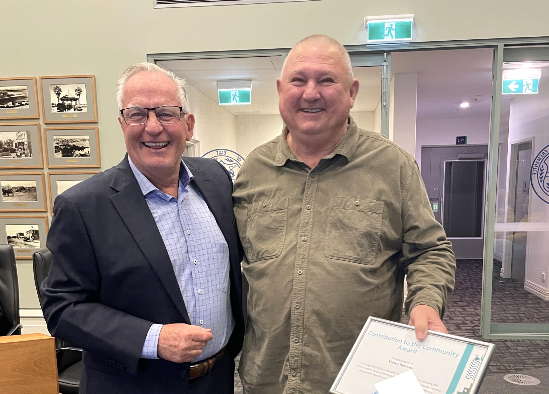 Crosswalk attendant honoured for 25 years of dedication to community