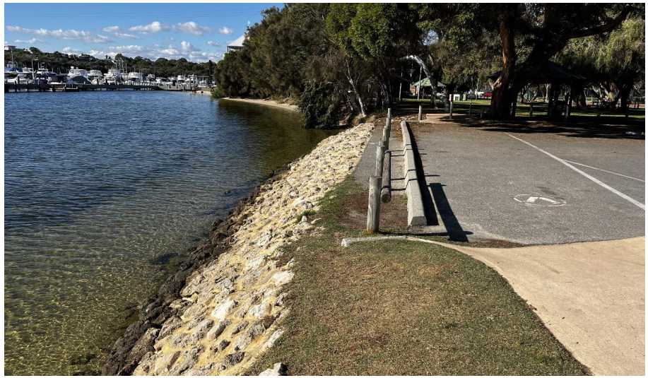 Norm McKenzie river wall and plaza upgrade