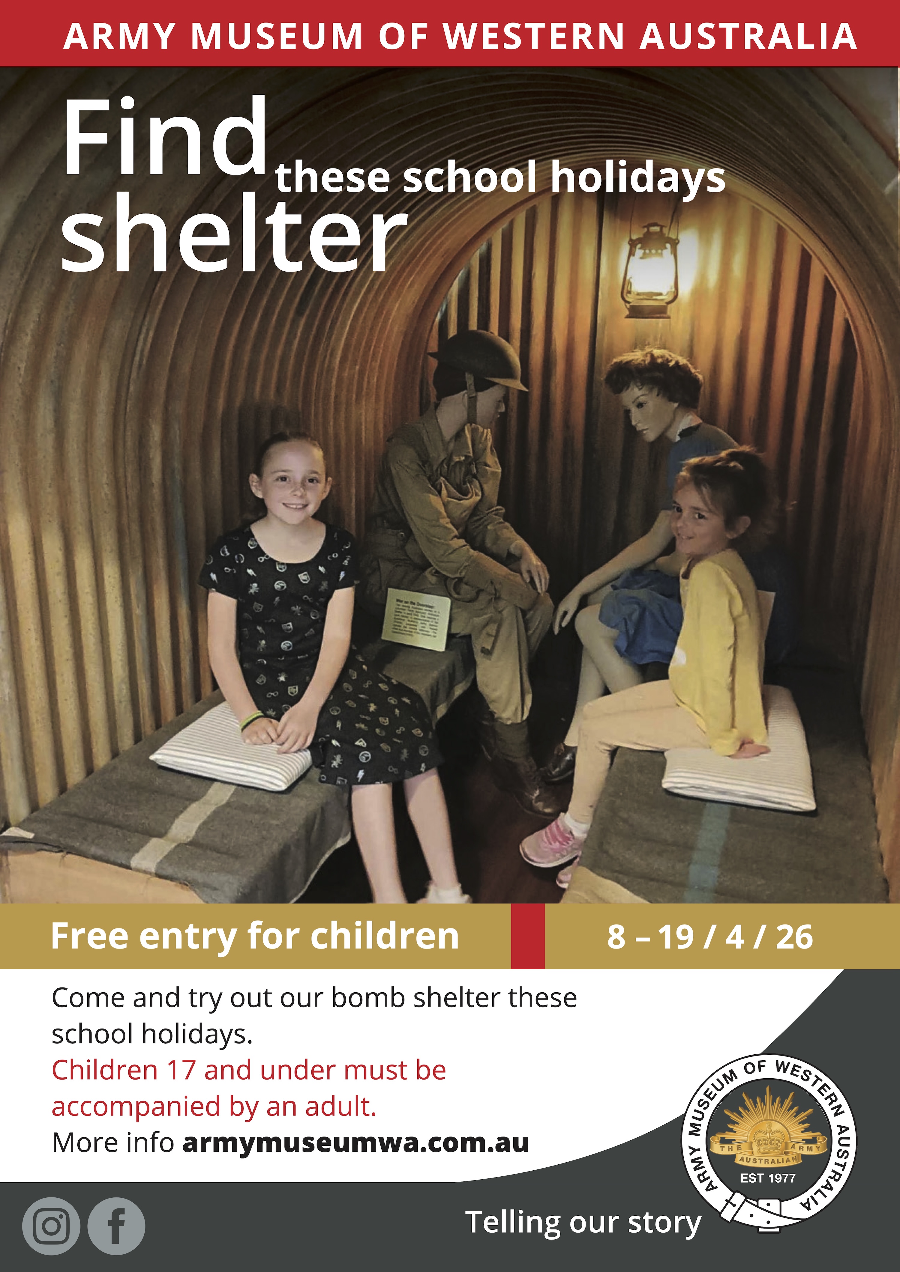 School Holidays Army Museum of WA