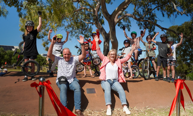 Community Pumped at Gourley Park Opening